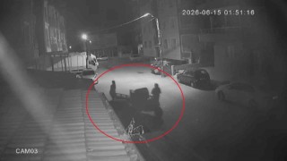 Motosikleti ittirerek çalan hırsızın 54 suç kaydı olduğu ortaya çıktı