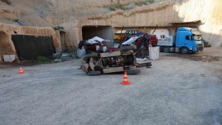 Nevşehirde devrilen forkliftin altında kalan genç hayatını kaybetti
