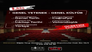 Niğde Belediyesinden KPSS adaylarına büyük destek
