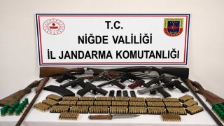 Niğde merkezli silah operasyonunda 14 şüpheli hakkında adli işlem başlatıldı
