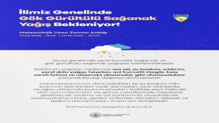 Niğde Valiliğinden kuvvetli yağış uyarısı