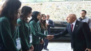 Nihat Özdemir, Trabzonda öğrencilerle buluştu