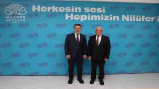 Nilüfer Belediye Başkanı Özdemir, Bursa Büyükşehir Belediye Başkan Vekili Bibayı ağırladı