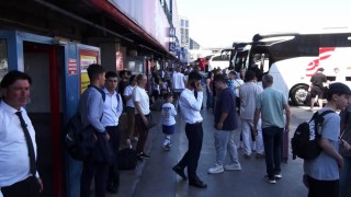 Okulların tatil olmasıyla 15 Temmuz Demokrasi Otogarında hareketlilik başladı