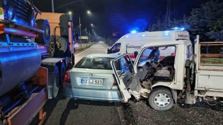 Orduda kamyonet ile otomobil çarpıştı: 1 ölü, 1 yaralı