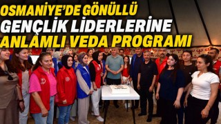 Osmaniye’de Gönüllü Gençlik Liderlerine Anlamlı Veda Programı