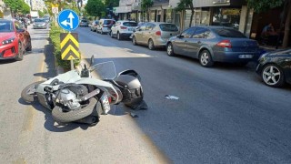Otomobil ile motosiklet çarpıştı: 1 yaralı