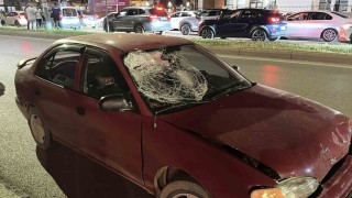 Otomobil ile motosiklet çarpıştı:1 yaralı