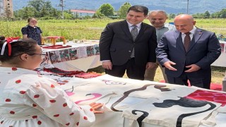 Özel eğitim öğrencilerinden göz dolduran yıl sonu sergisi