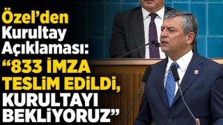 Özel’den Kurultay Açıklaması: “833 İmza Teslim Edildi, Kurultayı Bekliyoruz”