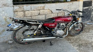 Park halindeki motosiklet çalındı