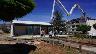 Pelitözüne yeni muhtarlık binası, sosyal tesis ve park alanı kazandırılıyor