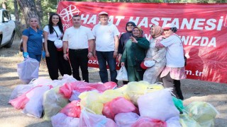 Sağlıkçılardan çevreye anlamlı dokunuş