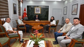 Salihli Kaymakamı Güldoğan, Sardes kazı ekibini ağırladı