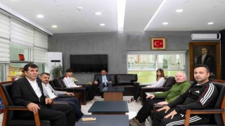 Şampiyon sporculardan Kabakcıya ziyaret