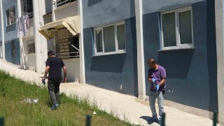 Samsunda 11 katlı apartmanın 1nci katından düşen adam yaralandı