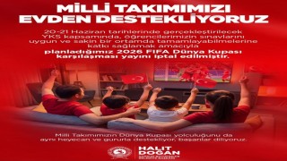 Samsunda milli maç gösterimine YKS arası