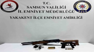 Samsun'da ruhsatsız silah operasyonu: 3 silah ele geçirildi