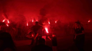 Samsunspor taraftarları, 61. kuruluş yıldönümünü kutladı