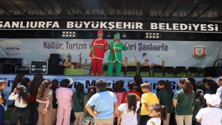 Şanlıurfada çocuklara sanat ve eğlence dolu şenlik