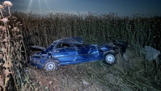 Şanlıurfada otomobil şarampole devrildi: 4 yaralı