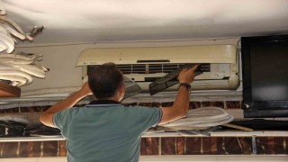 Şanlıurfada sıcaklarla birlikte klima sezonu açıldı
