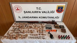 Şanlıurfada tarihi eser kaçakçılığı: 1 gözaltı