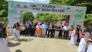 Sasonda ilk defa düzenlenen yaz şenliği yoğun ilgi gördü