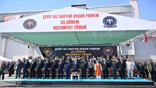 Şehit Ali Gaffar Okkan POMEMde 32. dönem mezuniyet töreni düzenlendi