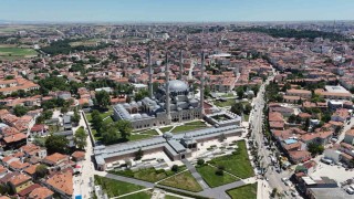 Selimiyede tarihi gün: Cumhurbaşkanı Erdoğana Edirnede büyük sevgi seli