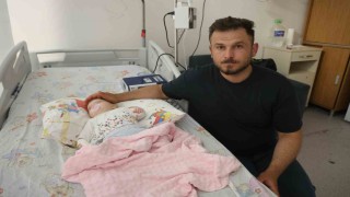 Serum çıkarma işlemi esnasında sargıyla birlikte bebeğin parmağı kesildi