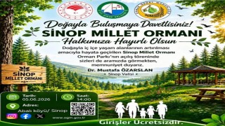 Sinop Millet Ormanı hizmete açılıyor
