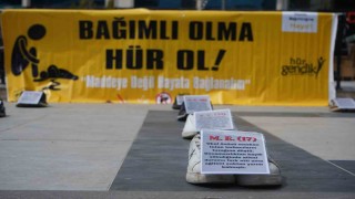 Şırnakta uyuşturucuya karşı dikkat çeken sergi: Bağımlı olma, hür ol