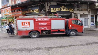 Siverekte iş yerinde çıkan yangın korku dolu anlar yaşattı