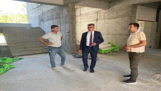 Söke Atatürk Ortaokulu inşaatında çalışmalar sürüyor