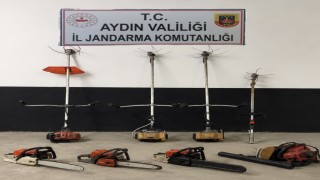 Sökede tarım aleti hırsızı yakalandı