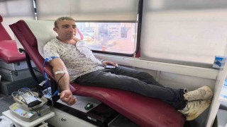 Şuhutta kan bağışı kampanyasına yoğun ilgi
