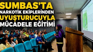 Sumbas’ta Narkotik Ekiplerinden Uyuşturucuyla Mücadele Eğitimi