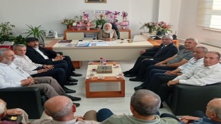 Taşımacı esnafından Ulaşım Daire Başkanı Yele hayırlı olsun ziyareti