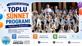 Taşköprü Belediyesinin toplu sünnet programı için kayıtlar başlıyor