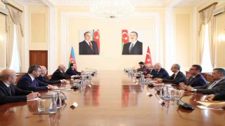 TBMM Başkanı Kurtulmuş, Azerbaycan Başbakanı Esedov ile görüştü