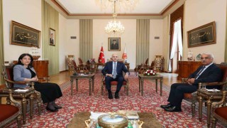TBMM Başkanı Kurtulmuş, DEM Parti İmralı heyetini kabul etti