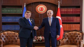 TBMM Başkanı Kurtulmuş, Estonya Parlamentosu Başkanı Hussar ile görüştü