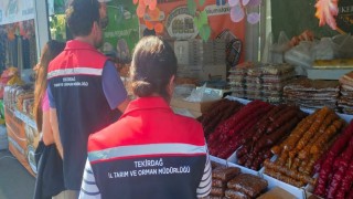 Tekirdağ Kiraz Festivalinde sıkı gıda denetimi