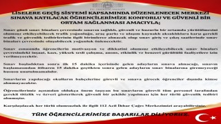 Tekirdağ Valiliği Duyurdu: Sınav saatlerinde gürültülü faaliyetlere yasak