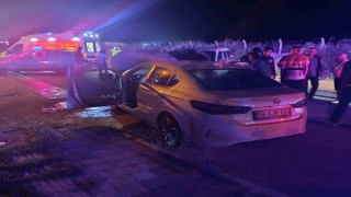 Tekirdağda otomobil ile kamyonet çarpıştı: 4 yaralı