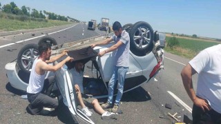 Tekirdağda trafik kazası: 3 yaralı