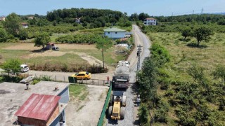 Termede yol çalışmalarında 200 milyon TLyi aşan yatırım