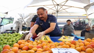 Tezgahtaki teraziyle zabıtanınki uydu, esnaf güvende tam not aldı
