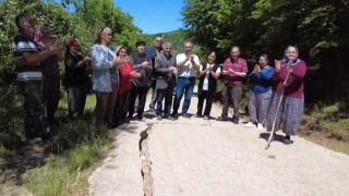 Tokatta heyelan korkusuyla vatandaşlar evlerine giremiyor